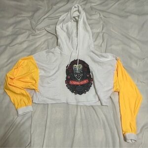 Custom cropped Pennywise hoodie
